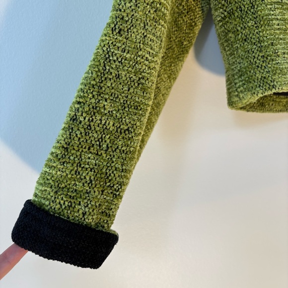 Dahlia Popovits Green Professional Artsy Tailored Blazer Jacket Women Size XL - Picture 7 of 16